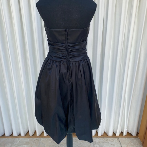 Strapless Black Cocktail Dress - Picture 5 of 6